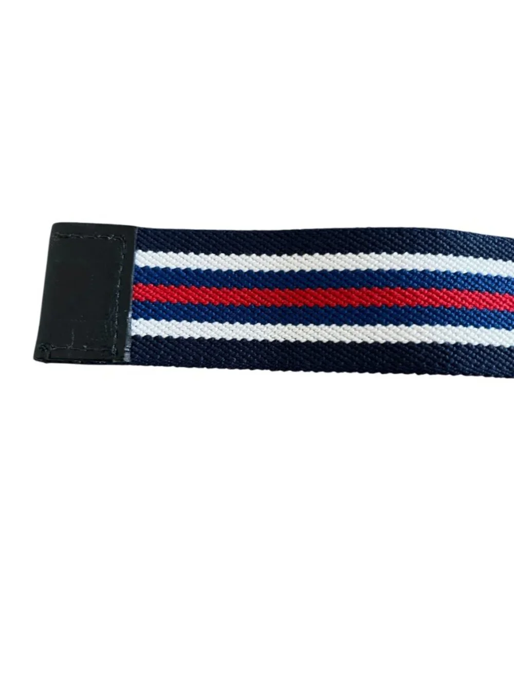 LOHLA SPORT NEW The Blueberry Striped Belt Size S/M